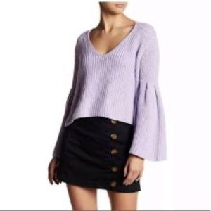 Free People Damsel Bell Sleeve Pullover